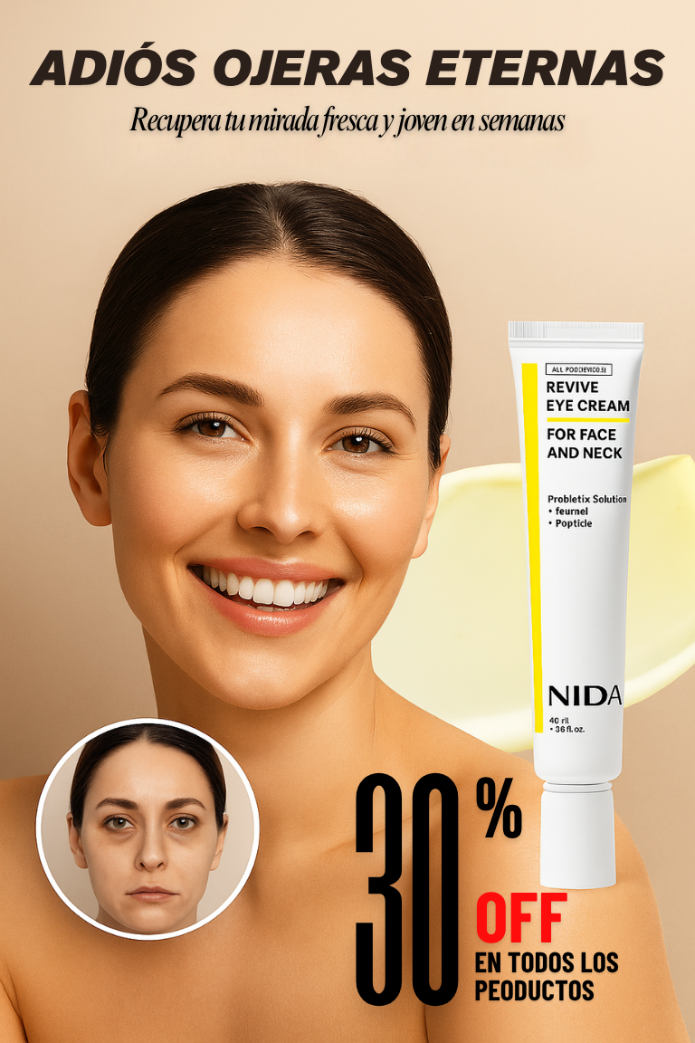 NIDA Revive Eye Cream | Adiós a las ojeras y mirada cansada